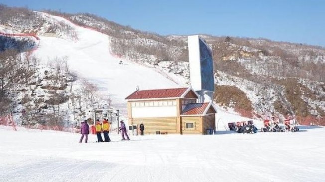 Masikryong Ski Resort, resor mewah milik Kim Jong Un di Korea Utara. (Dok. Wikimedia Russavia)