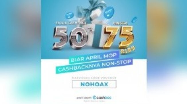 Aplikasi Cashbac. [Cashbac]