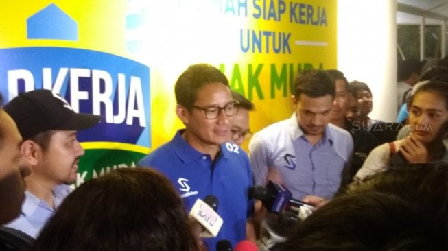 Sandiaga Uno. (Suara.com/Fakhri)