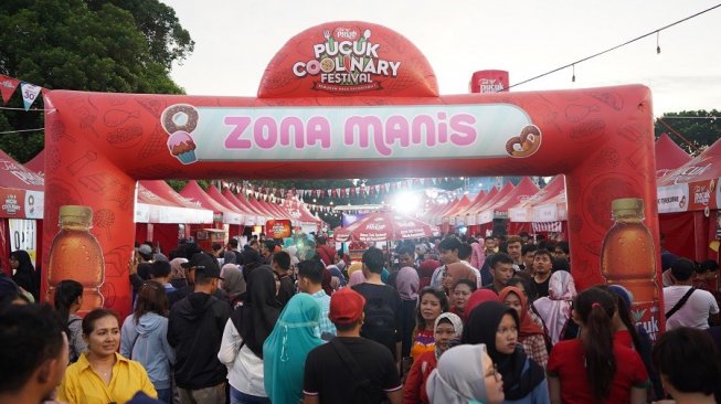 Pucuk Coolinary Festival di Yogyakarta ramai pengunjung. (Dok. Teh Pucuk)