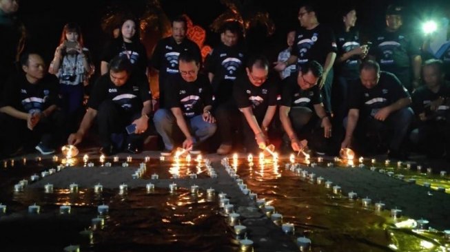 Earth Hour di Nusa Dua, Bali. (Dok. Nusa Dua)