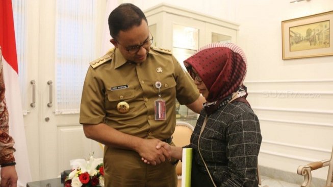 Gubernur DKI Jakarta Anies Baswedan mengatakan keluarga almarhum Naufal Rosyid masih trauma. (Suara.com/Tyo)