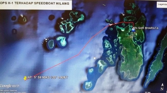 Sejak Senin, 5 Penumpang Speedboat Hilang Kontak di Maluku Tenggara