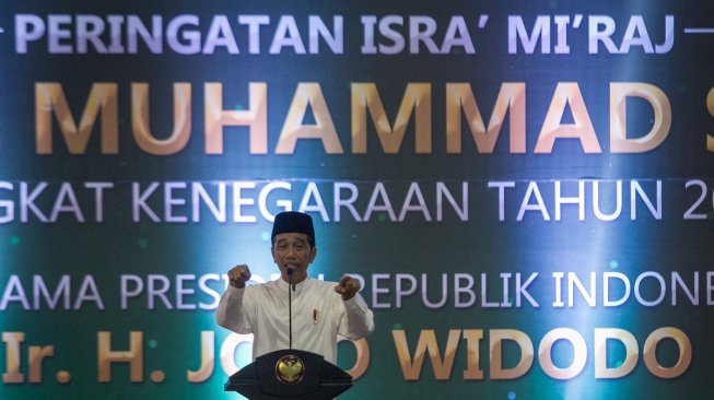 Di Peringatan Isra Mikraj, Presiden Jokowi: Jaga Ukhuwah di Tengah Pilpres