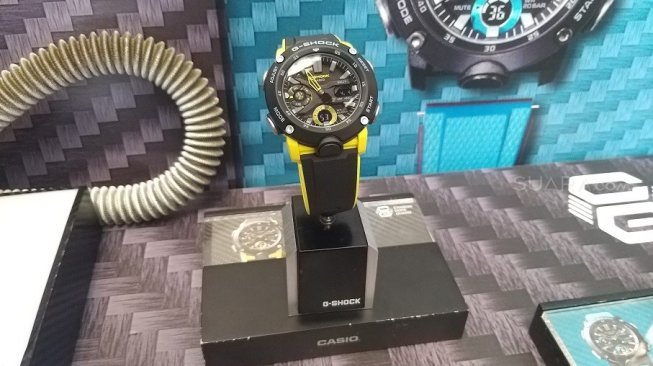 Peluncuran serangkaian jam tangan G-Shock di Jakarta, Kamis (4/4/2019). [Suara.com/Lintang Siltya Utami]