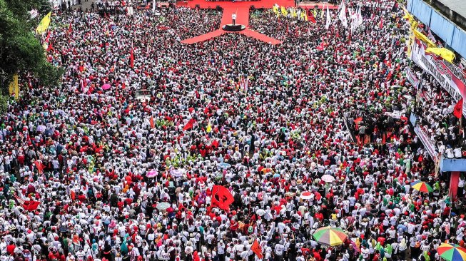 Kampanye Jokowi Hari Ini di Cirebon dengan Nelayan Pantura