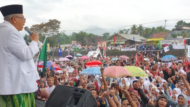Keturunan Prabu Siliwangi, Ma'ruf Amin Minta Dukungan Warga Jabar