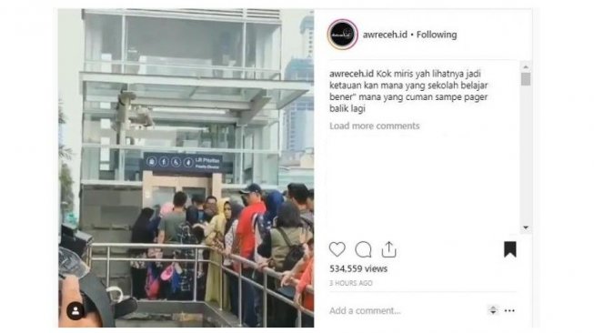 Antrean Panjang Pengguna MRT di Lift Prioritas Bikin Warganet Dongkol