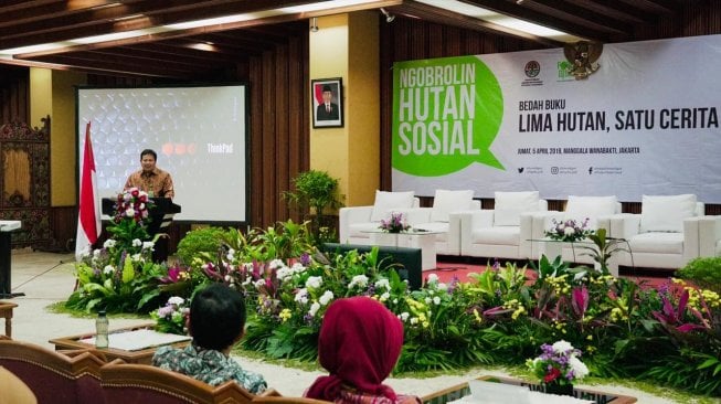 "Ngobrolin Hutan Sosial", di Jakarta, Jumat (5/4/2019). (Dok : KLHK)