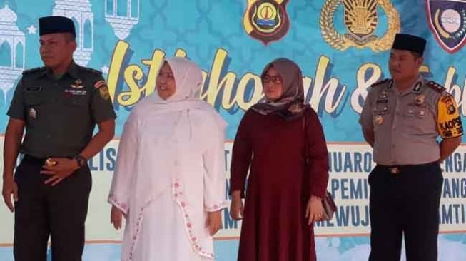 Bupati Masnah Hadiri Istighosah dan Tabligh Akbar Sukseskan Pemilu 2019