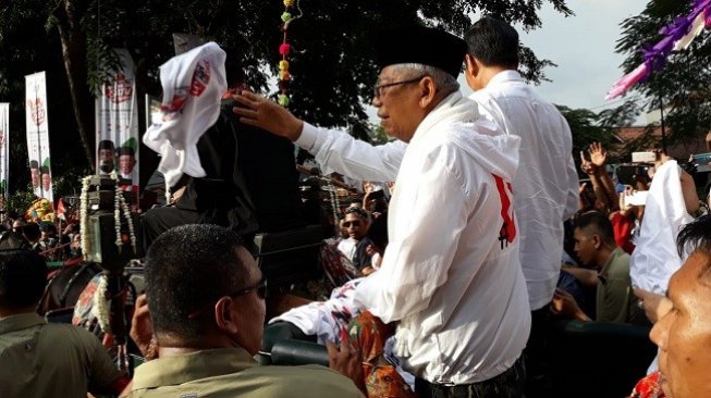 Kampanye Jokowi - Ma'ruf Amin di Tangerang. (Suara.com/Novian Ardiansyah)