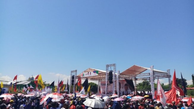 30.000 Orang Kumpul Ikut Kampanye Jokowi di Kupang, NTT