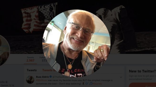 Buzz Aldrin. [Twitter]