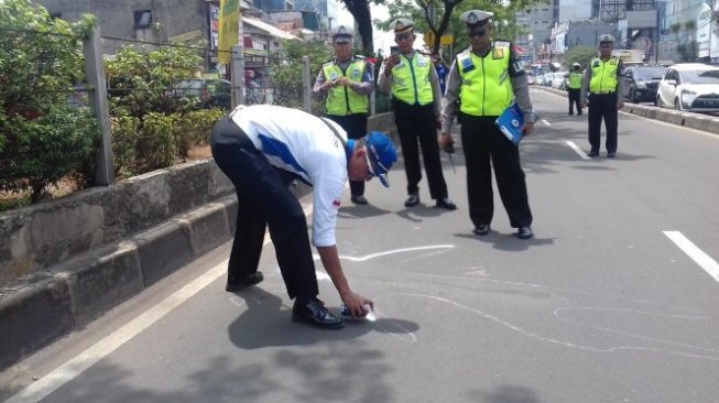Polisi Gelar Rekonstruksi Lokasi Kecelakaan Ita di Jalan Margonda