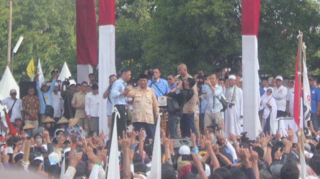 Singgung Larangan Kampanye di Semarang, Prabowo Bandingkan Dengan Zaman SBY