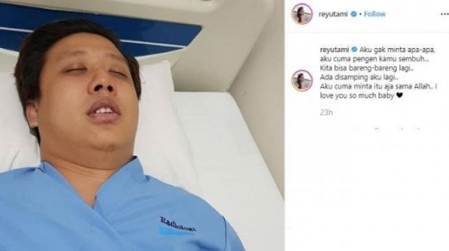 Pablo Benua suami Rey Utami kena stroke dan serangan jantung. (Dok Instagram/Pablo Benua)