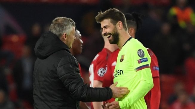 Banjir Kenangan, Gerard Pique Merasa Senang Bisa Pulang ke Old Trafford