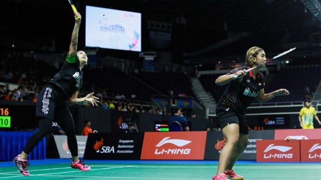 Yulfira / Jauza Tersingkir, Ganda Putri Habis di Singapore Open 2019