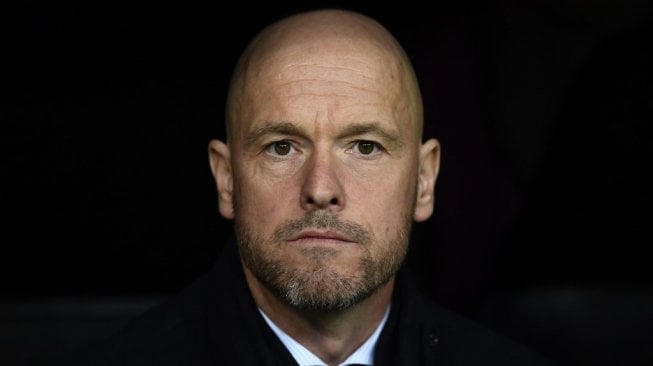 Pelatih Ajax Amsterdam, Erik ten Hag. [GABRIEL BOUYS / AFP]