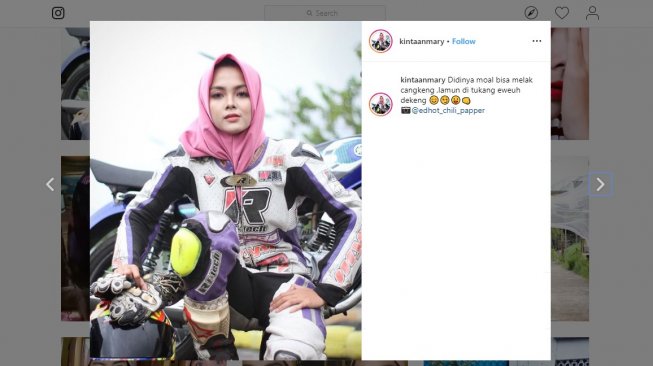 Seru, Intip Kintan Mary Pembalap Cantik Berhijab Berburu Kuliner