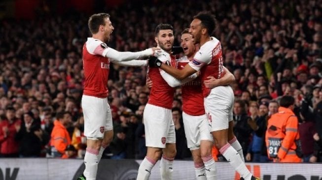 Hasil Liga Europa : Arsenal Taklukkan Napoli 2-0