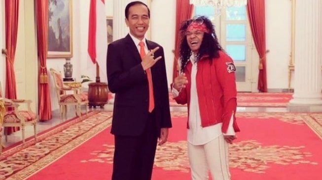 Candil dan Presiden Jokowi. [Instagram]