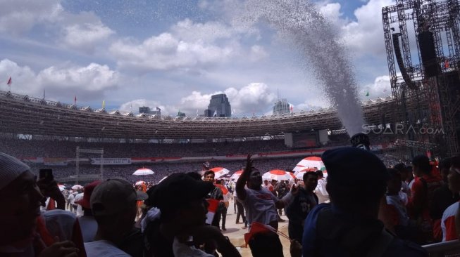 Kampanye Jokowi - Maruf Amin di GBK. (Suara.com/Fakhri)