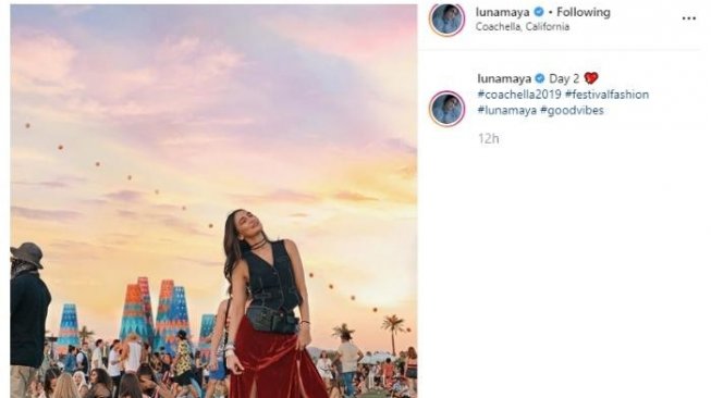 Tas Luna Maya di Coachella, Harganya Bikin Spontan Bilang 'Wah Gila'