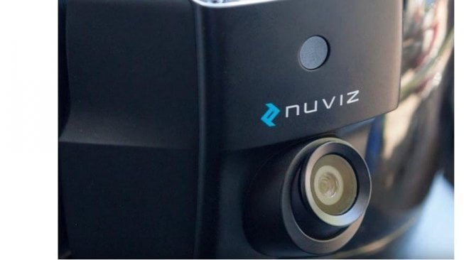 Nuviz Motorcycle HUD [YouTube NUVIZ].