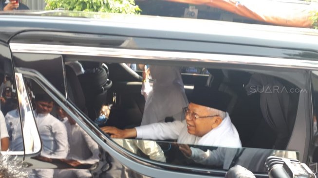 Datang ke TPS, Inilah Tunggangan Andalan Cawapres Ma'ruf Amin