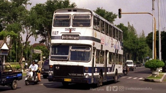 Bus Tingkat Volvo Di Solo Tarifnya Rp150, Pernah Naik?