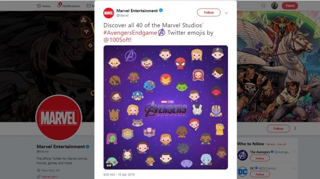 Emoji Avengers: Endgame. [Twitter]