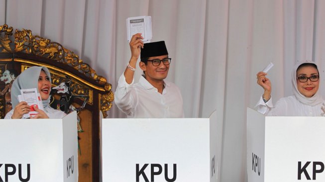 Kalah di Quick Count Pilpres 2019, Saham Perusahaan Sandiaga Uno Nyungsep