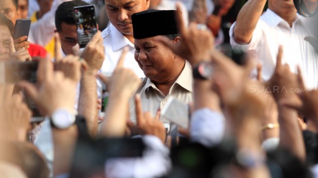 Prabowo Tak Percaya Quick Count Lembaga Survei? Warganet Ingatkan Video Ini