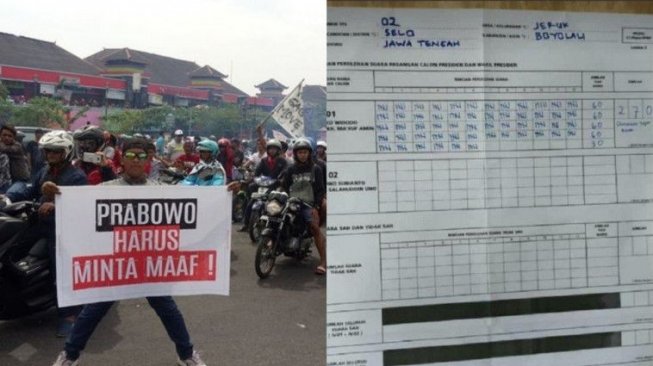 Nyungsep! Ingat Viral Tampang Boyolali, Suara Prabowo Nol di TPS Boyolali