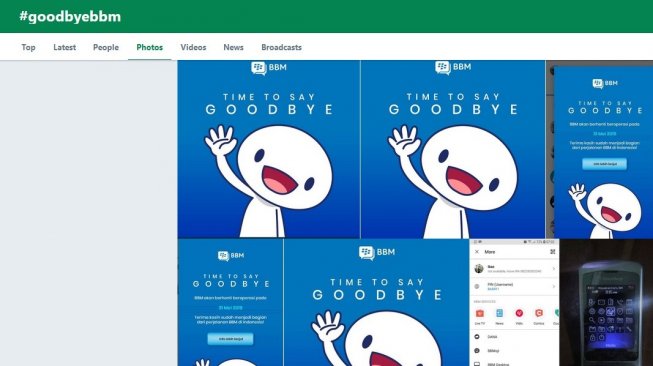 Aplikasi BBM Pamit, Warganet Lantangkan #GoodbyeBBM di Twitter