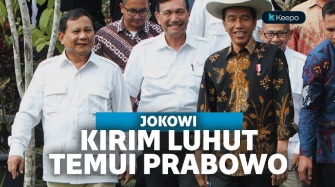 Jokowi Kirim Luhut ke Prabowo, TKN: Ajakan Bersatu Bangun Indonesia 