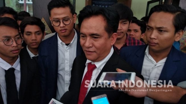 Yusril Tepis Rumor Jokowi Berpeluang Kecil Menangi Pilpres