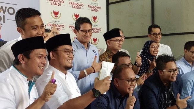 Sandiaga Uno. (Suara.com/Ria Rizki)