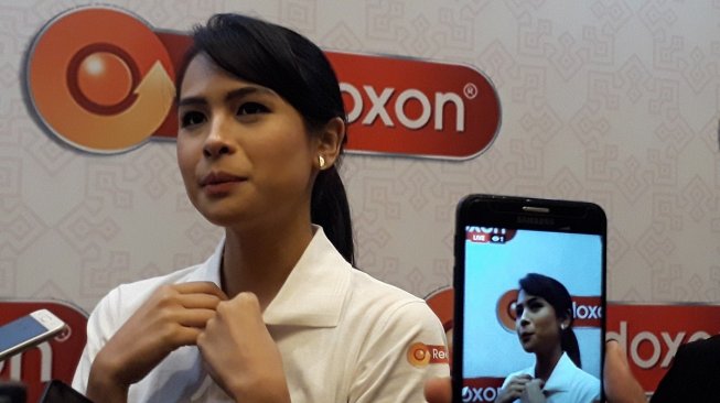 Maudy Ayunda saat ditemui di Gandaria City, Jakarta Selatan, Selasa (23/4/2019). [Ismail/Suara.com]