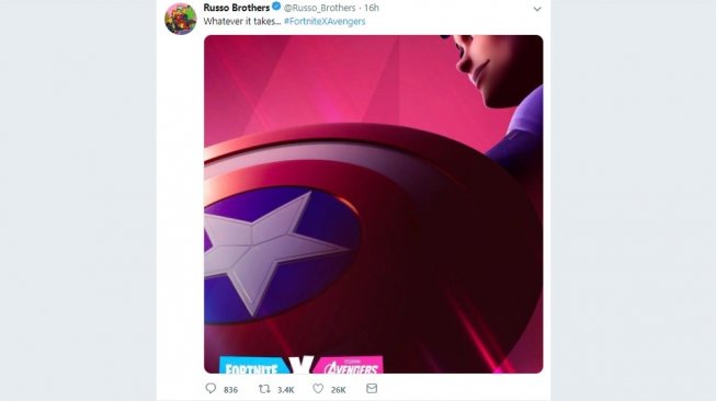 Fortnite Crossover Avangers. [Twitter]