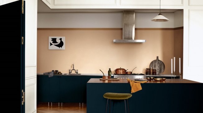 Inspirasi dapur dengan cat pastel untuk rayakan Hari Paskah. (Dok: Dulux)