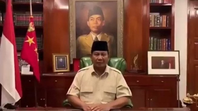 bidik layar video prabowo subianto. (@berteman_mari).