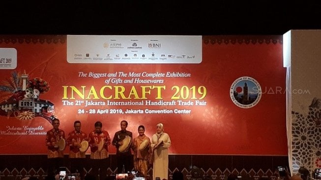 Buka Pameran, Jokowi: Produk INACRAF Makin Naik Kelas