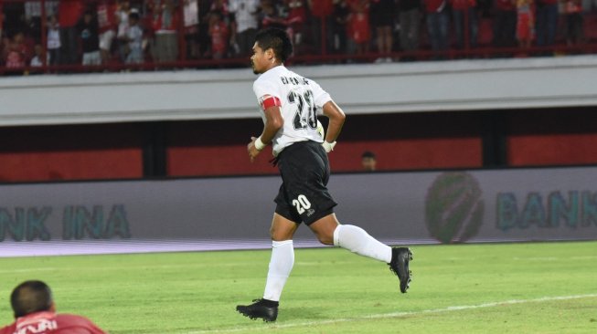 Bambang Pamungkas saat pertandingan kontra Bali United (dok. Media Persija)