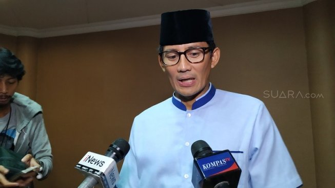 Cerita Sandiaga Lihat Penghitungan Suara Berhenti karena KPPS Sakit