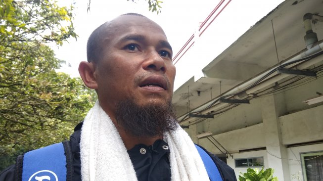 Kapten Tim Persib Bandung, Supardi Nasir. [Suara.com/Aminuddin]