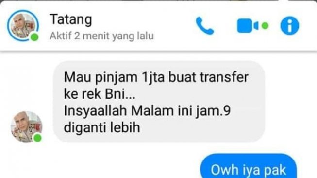 Klaim FB Diretas, Warga Banten Dihebohkan Kapolsek Minta-minta Pulsa