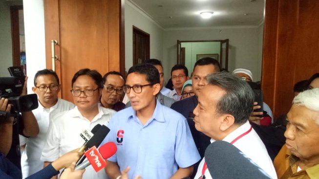 Pantau Penghitungan Form C1 Jurdil2019.org, Sandiaga Singgung Pemblokiran