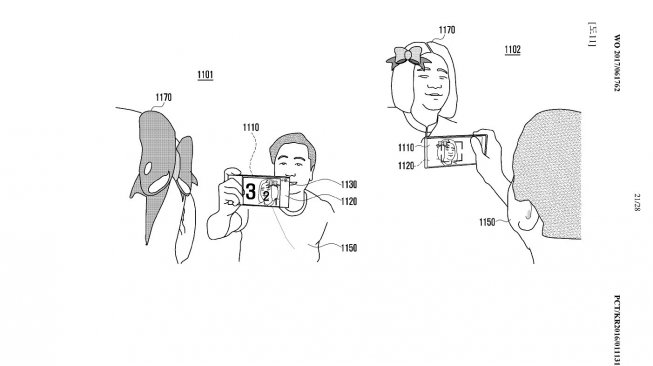 Paten ponsel baru Samsung. [Wipo]